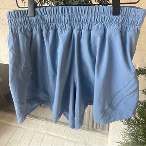 Track that High-Rise 5” Lined Shorts Lululemon Oasis Blue Shorts